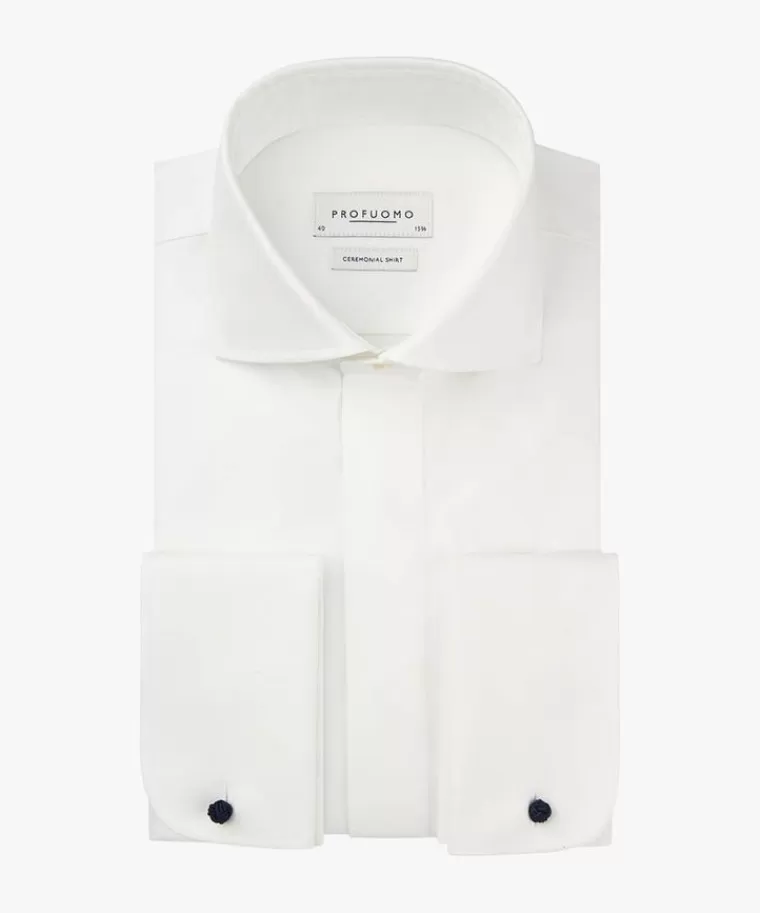Profuomo trouwhemd Off-white Store