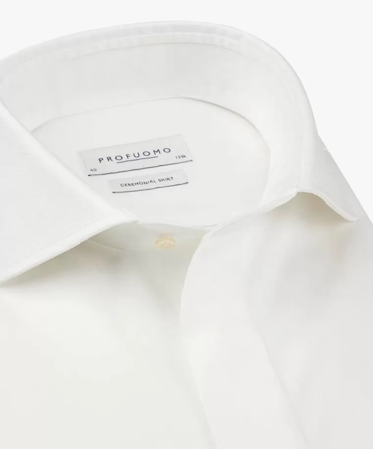 Profuomo trouwhemd Off-white Store