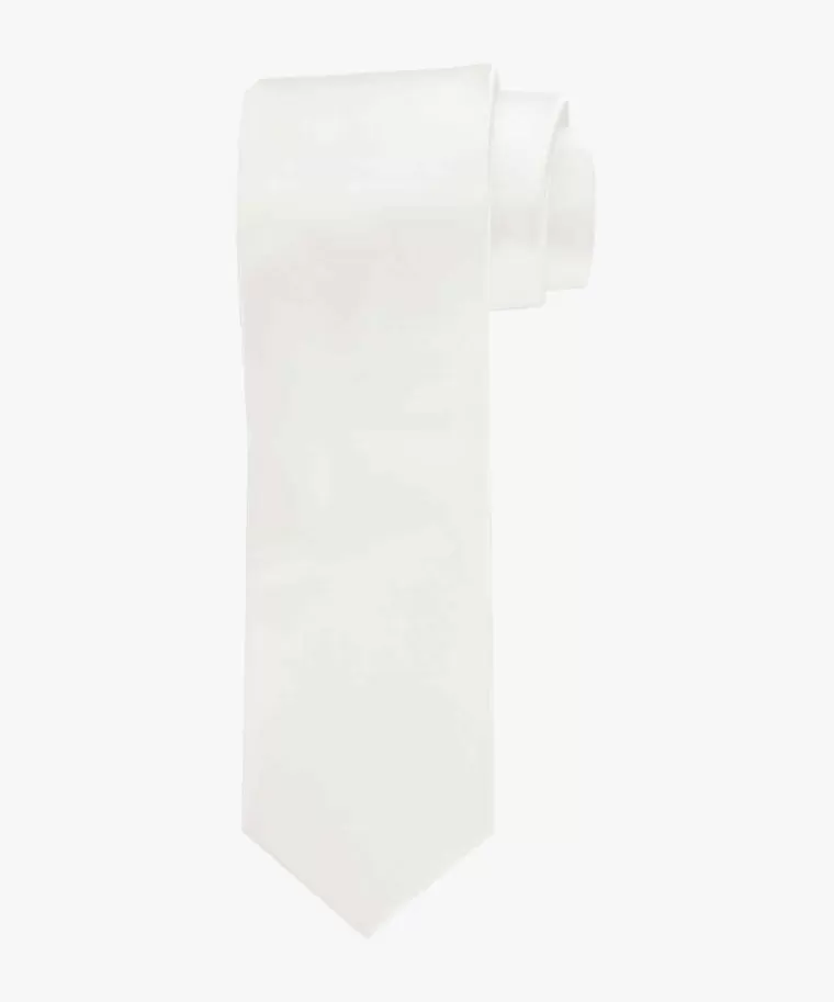 Profuomo zijden trouwdas Off-white New