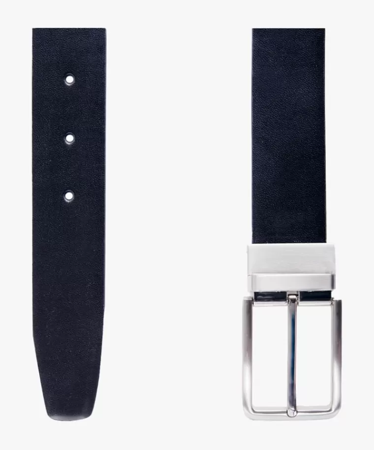 Profuomo Reversible lederen riem Zwart Cheap
