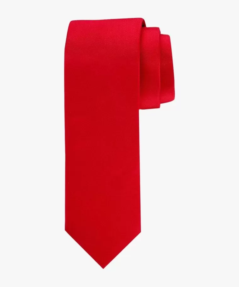 Profuomo Rode oxford zijden das Rood Flash Sale