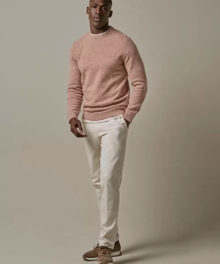 Profuomo Rode wollen crewneck Rood Clearance
