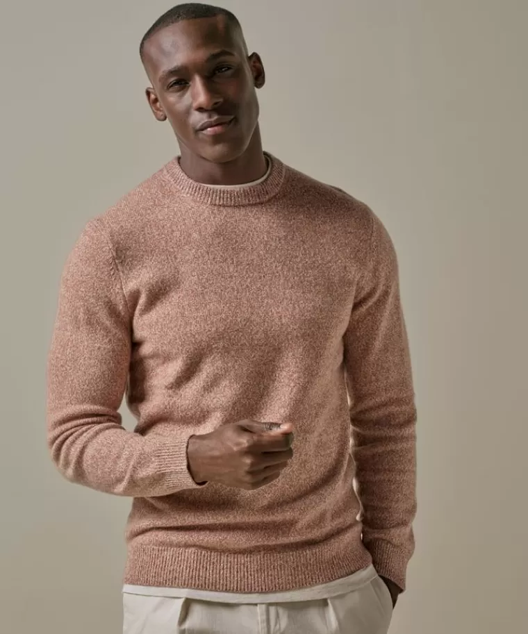 Profuomo Rode wollen crewneck Rood Clearance