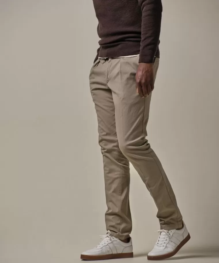 Profuomo cotelee slim fit sportcord Taupe Hot