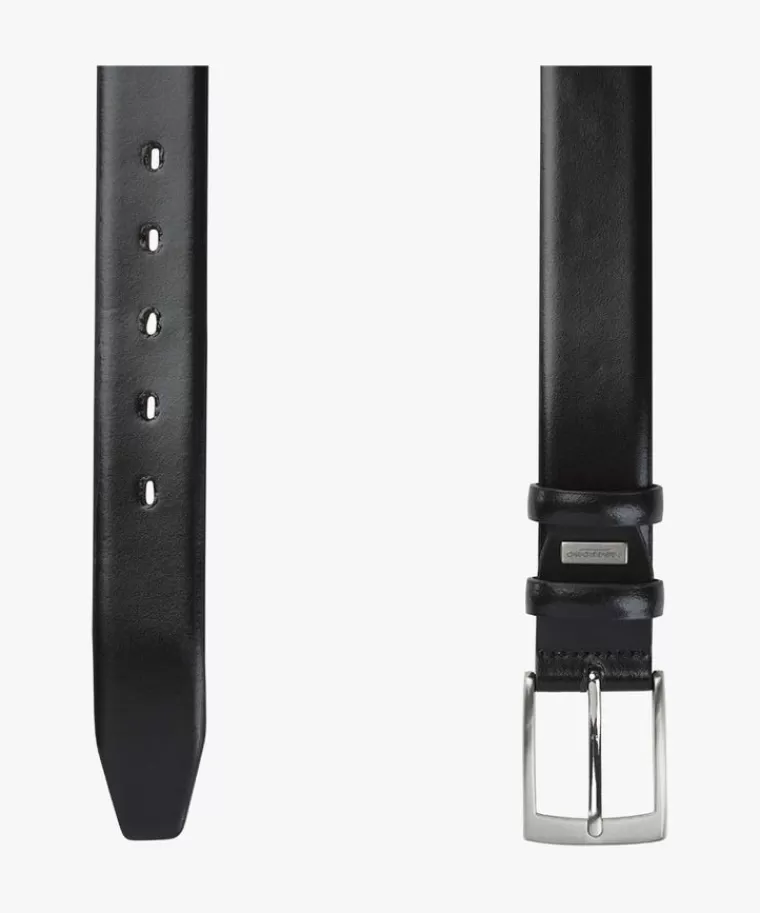 Profuomo lederen riem Zwart Best Sale