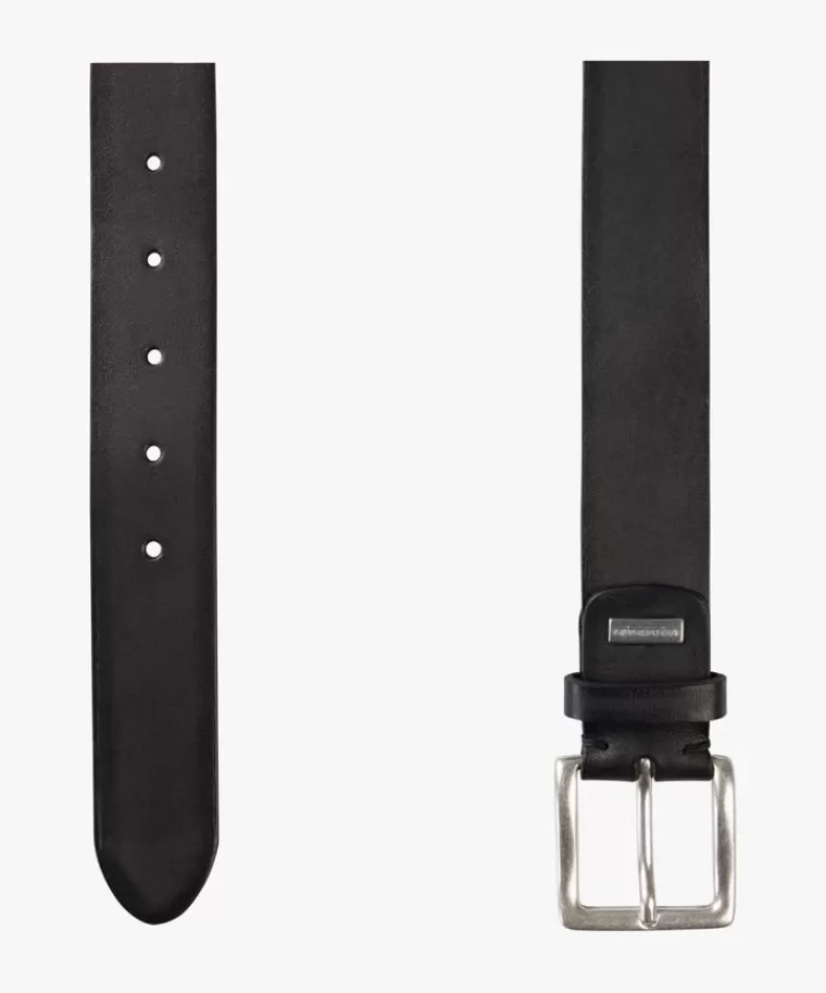 Profuomo lederen riem Zwart Flash Sale