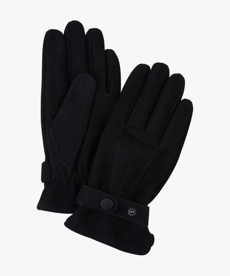 Profuomo nubuck handschoenen Zwart Cheap