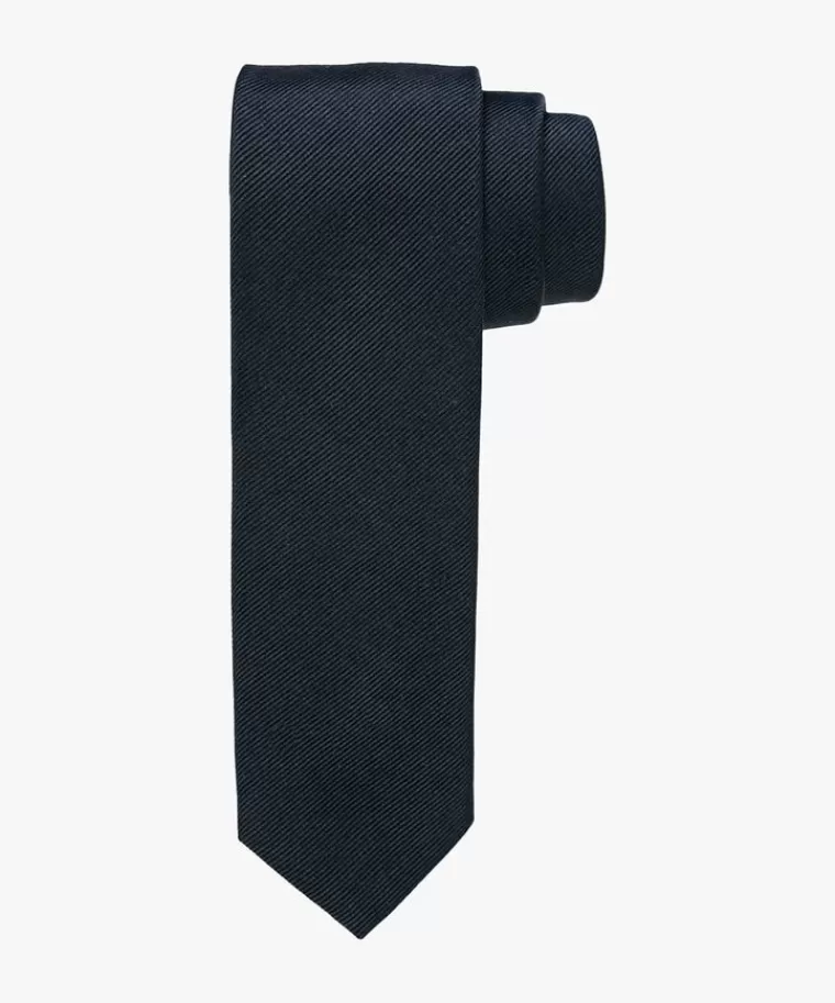 Profuomo smalle zijden das Zwart Flash Sale