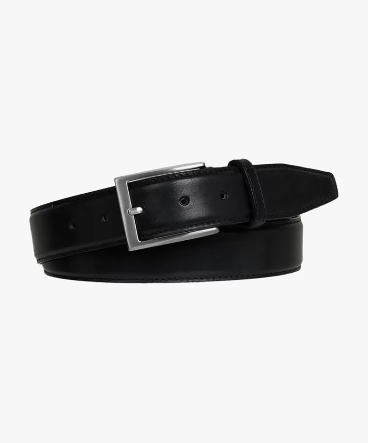 Profuomo e lederen riem Zwart Fashion