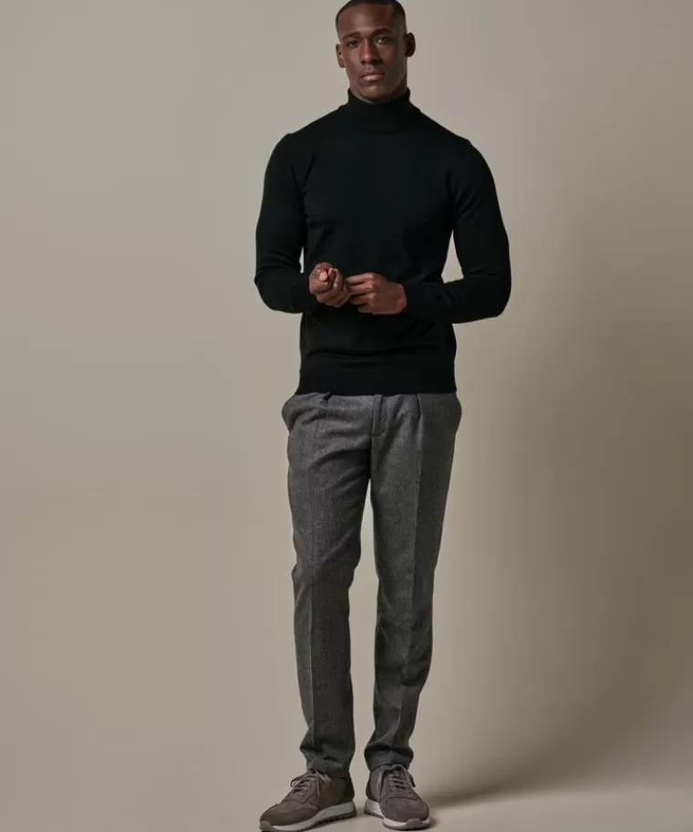 Profuomo e merino coltrui Zwart Outlet